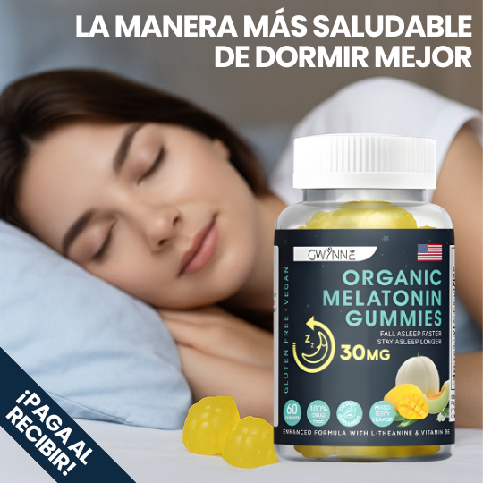 Gomitas de Melatonina Premium - 30 mg cada gomita - ¡Duerme Rápido y Profundo!