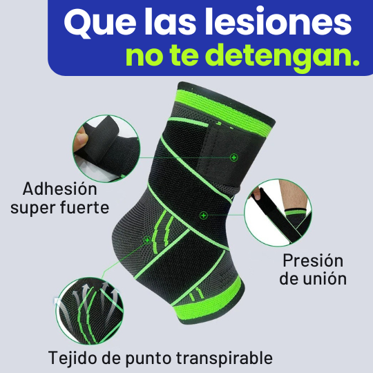 Tobillera de Compresión Terapéutica - Alivio, soporte y protección para tus tobillos y tendones