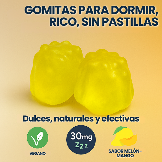Gomitas de Melatonina Premium - 30 mg cada gomita - ¡Duerme Rápido y Profundo!
