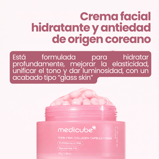 Crema Facial con Cápsulas de ADN de Salmón para Hidratación y Firmeza - ¡Efecto Glow!
