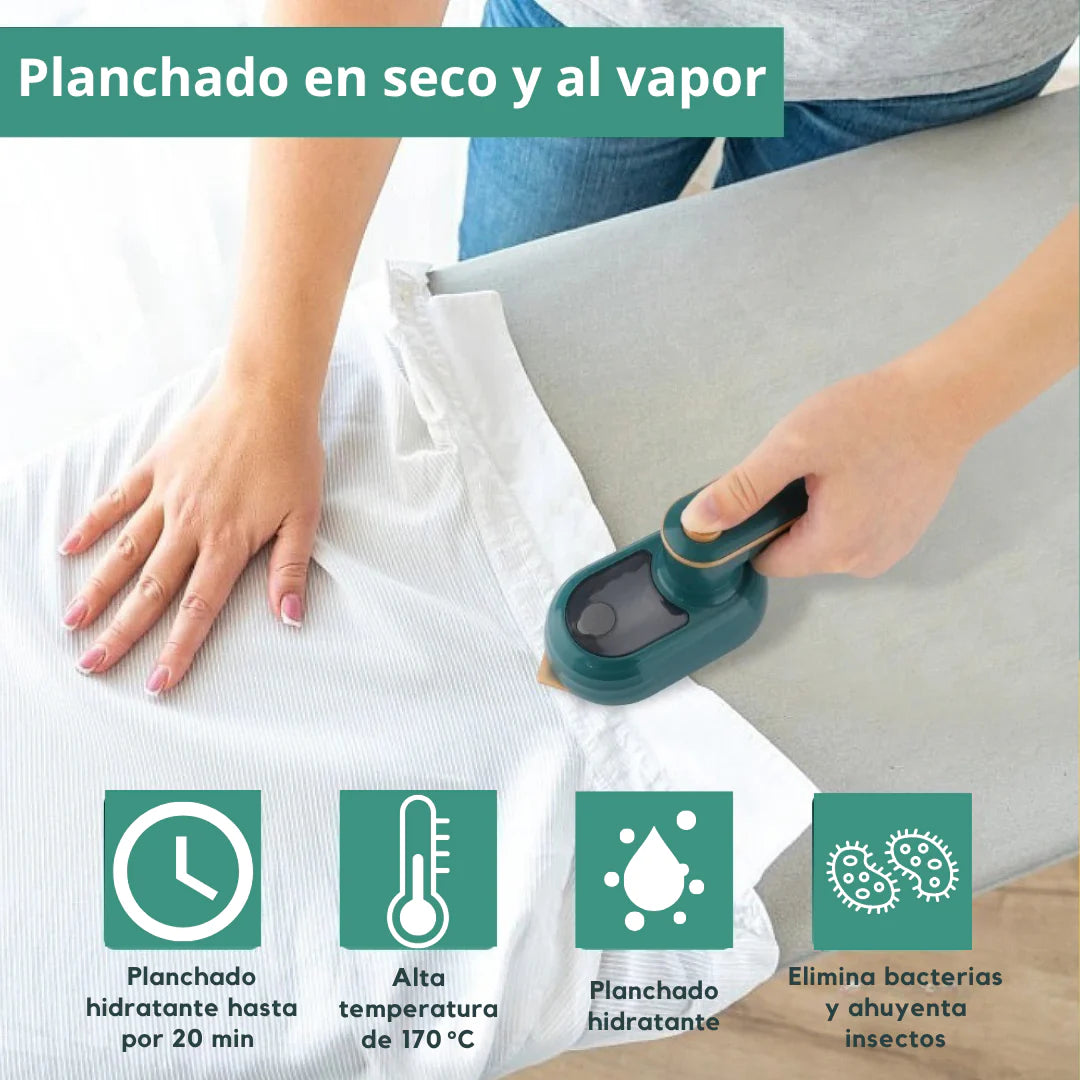 Mini Plancha a Vapor - ¡Portátil y poderosa!