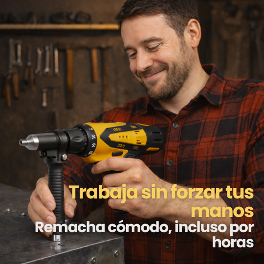 Cabezal Adaptador de Remachadora para Taladro Eléctrico