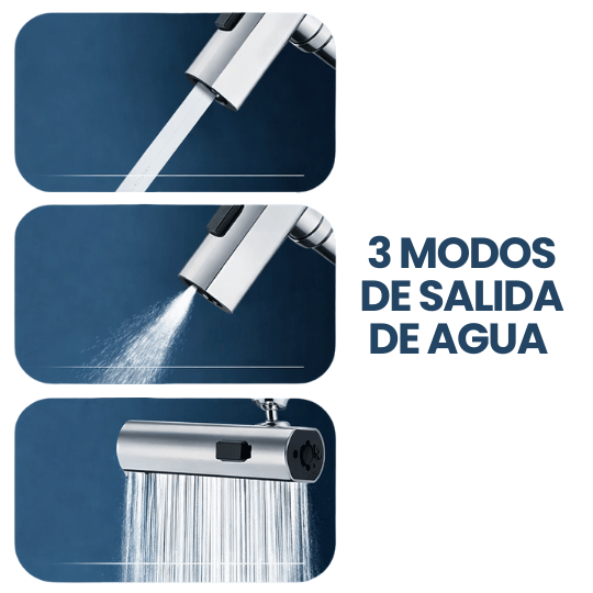 Extensor de Grifo Giratorio con 4 Tipos de Salidas de Agua - ¡Promo 2x1!