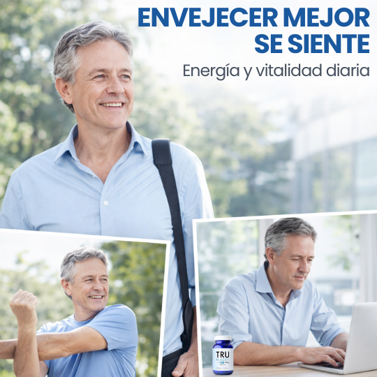 Suplemento Tru Niagen de Nicotinamida para Aumentar NAD+ 90 cáps - ¡Energía Celular y Longevidad!