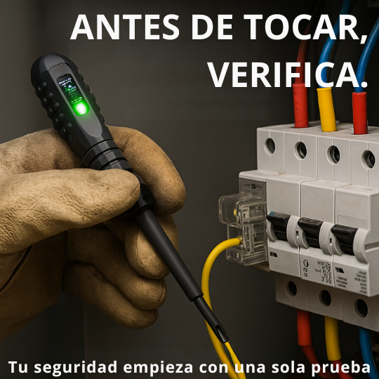 Desarmador Detector de Electricidad Magnético 4 en 1 - Voltímetro Luz Neón