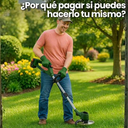 Podadora Desbrozadora Inalámbrica 1800W de Alto poder – Corte Rápido y Potente