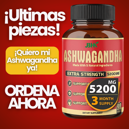 Ashwagandha - ¡El Suplemento más poderoso de todos! - 90 Cápsulas