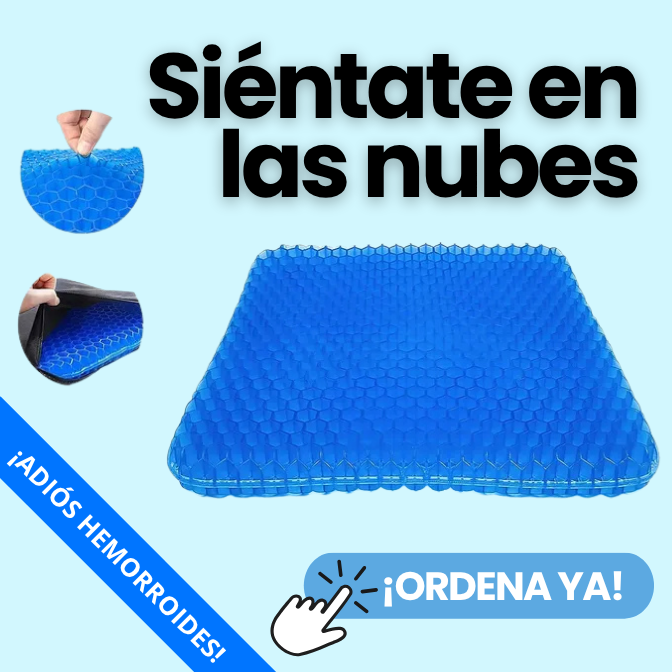 Cojín de Gel Ultra Suave - Previene Hemorroides y Mejora circulación