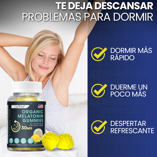 Gomitas de Melatonina Premium - 30 mg cada gomita - ¡Duerme Rápido y Profundo!
