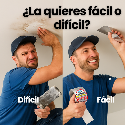Cinta Impermeabilizante Tapa Goteras, anti-humedad y anti-filtraciones de auga - 5 CM de ancho
