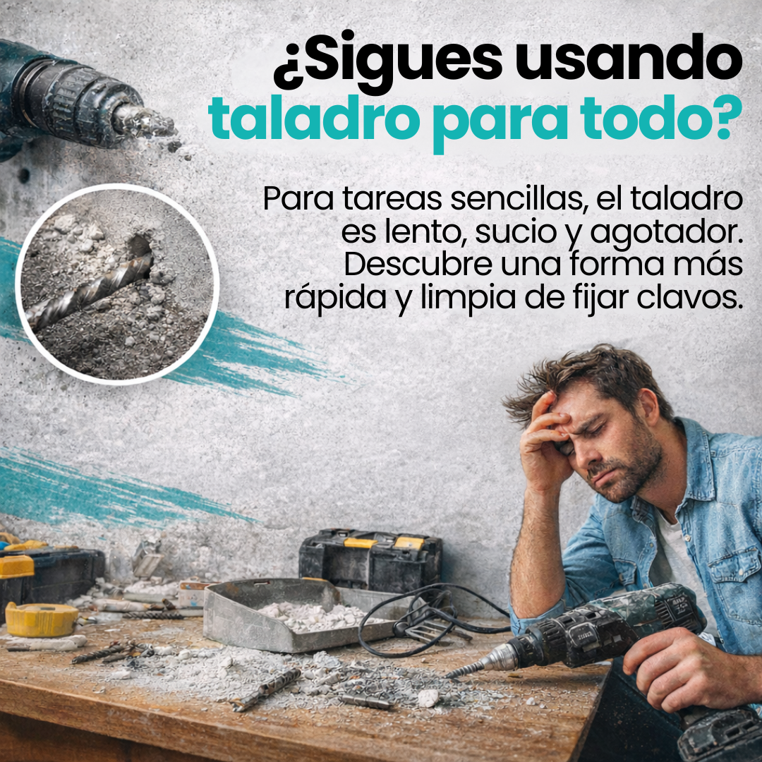Pistola Fijadora de Clavos de Alta Precisión