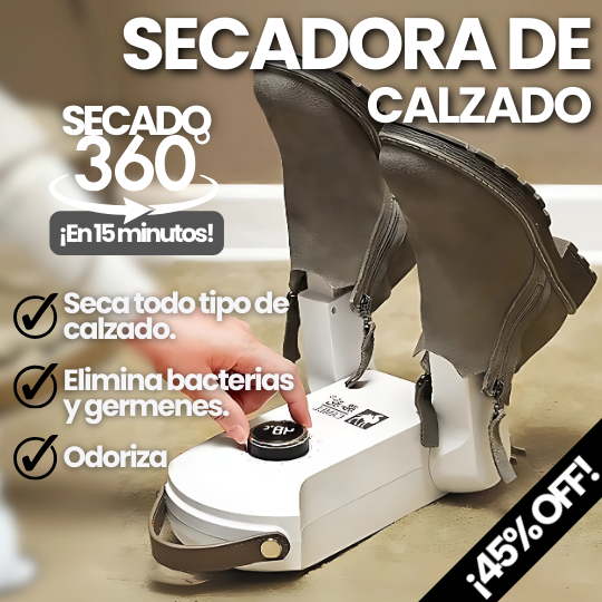Secadora y Esterilizador De Tenis & Zapatos - ¡Seca en minutos!