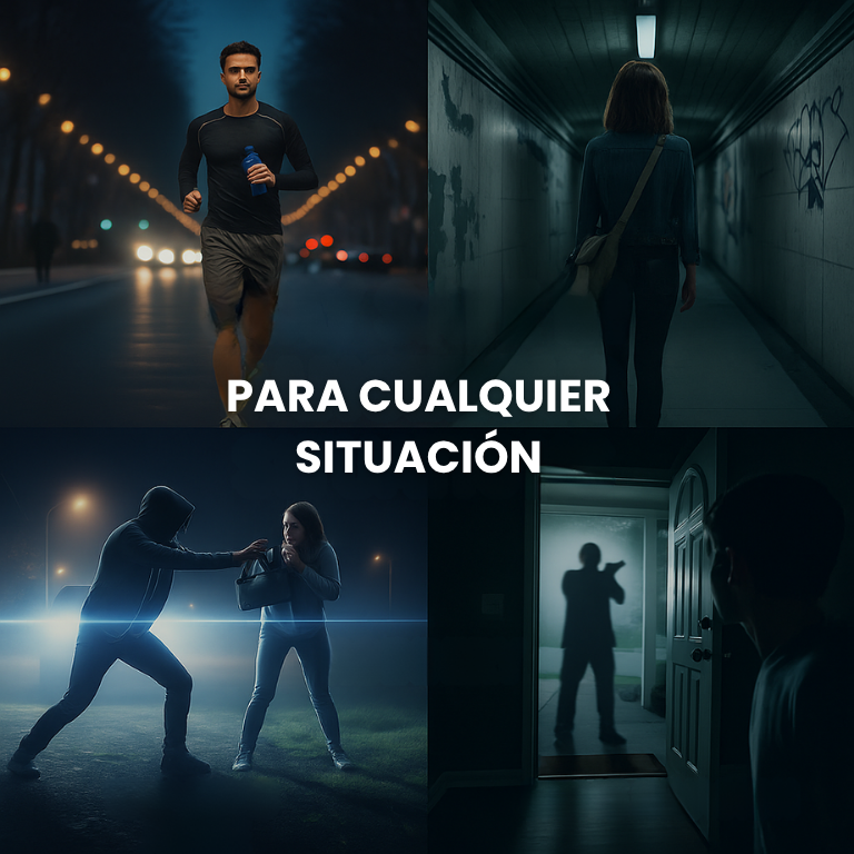 Manopla Eléctrica de Autodefensa - Taser tipo boxer con descarga de Electroshock