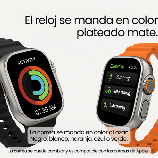Smartwatch Ultra 2 - Reloj Inteligente Todo en Uno (Idéntico al Apple Watch Ultra)
