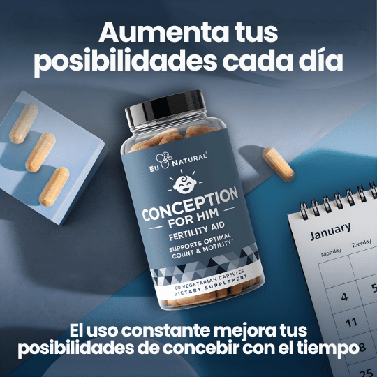 Suplemento de Fertilidad Masculina para Apoyar Conteo y Movimiento de Esperma