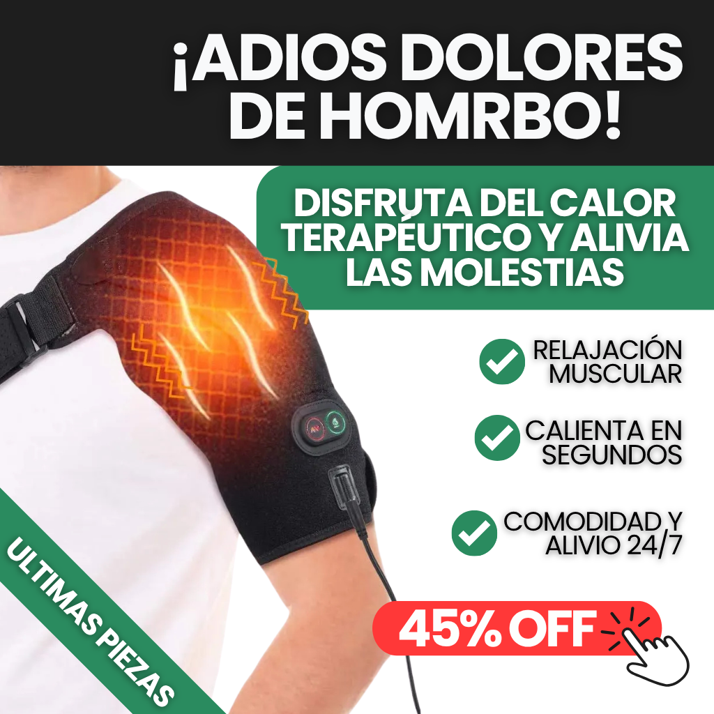 Hombrera Térmica - Compresión Terapéutica con Calefacción