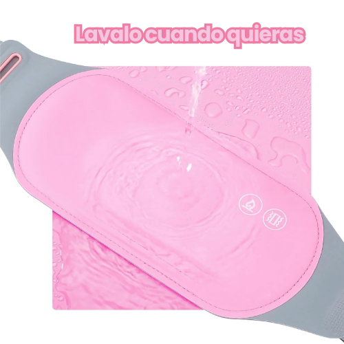 Banda Térmica con Masajeador Infrarrojo para Cólicos Menstruales