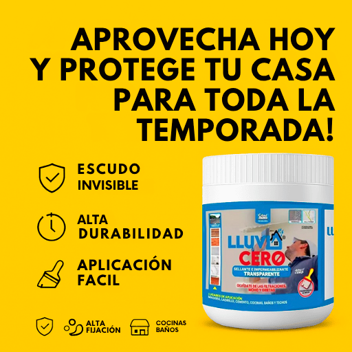 LLUVIA CERO Impermeabilizante transparen